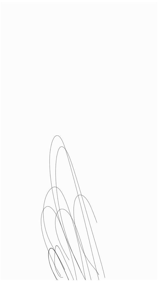 Neapolitanische Bögen, Studie 5, Erste Blaue Atelier Mappe Bogen 71, Linien Landschaften, Neapel, 1972, Collezione Lambertio.